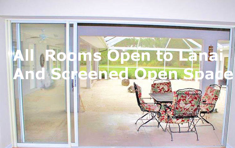 Family Room with Sliders to Lanai